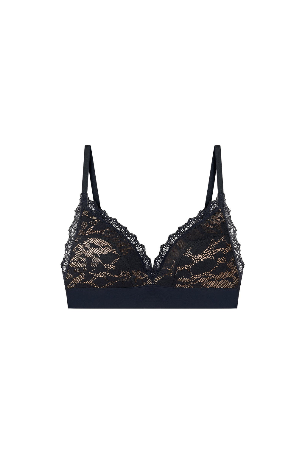 divine Foam white lace bra
