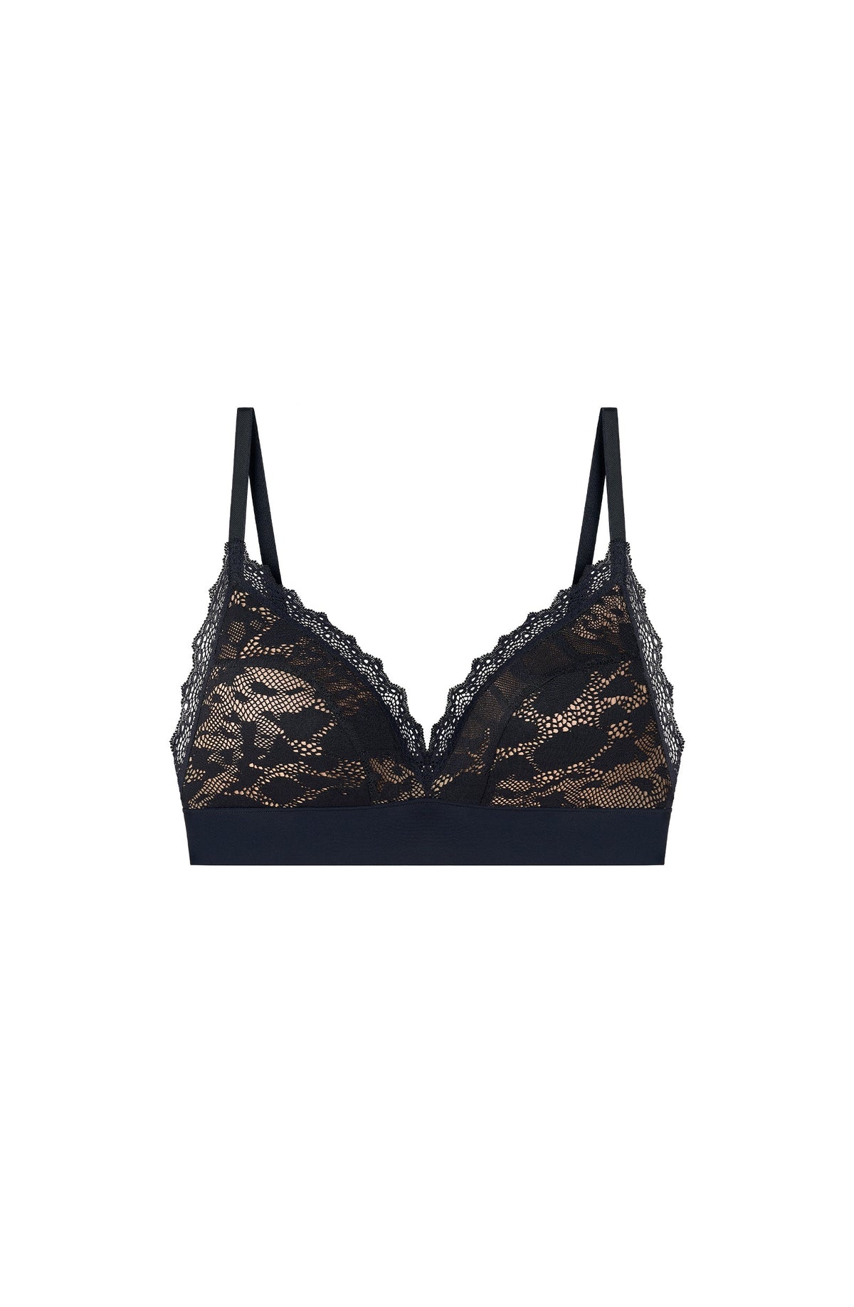 divine Foam white lace bra