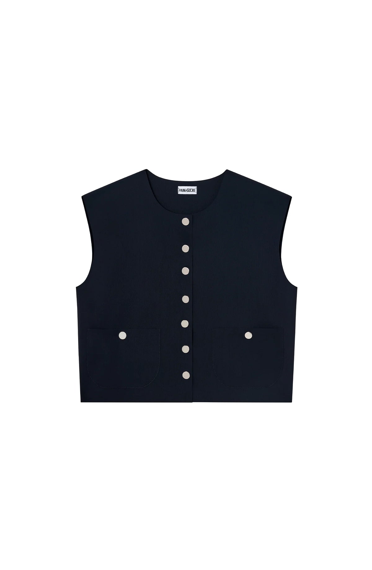tanhi Black sleeveless vest
