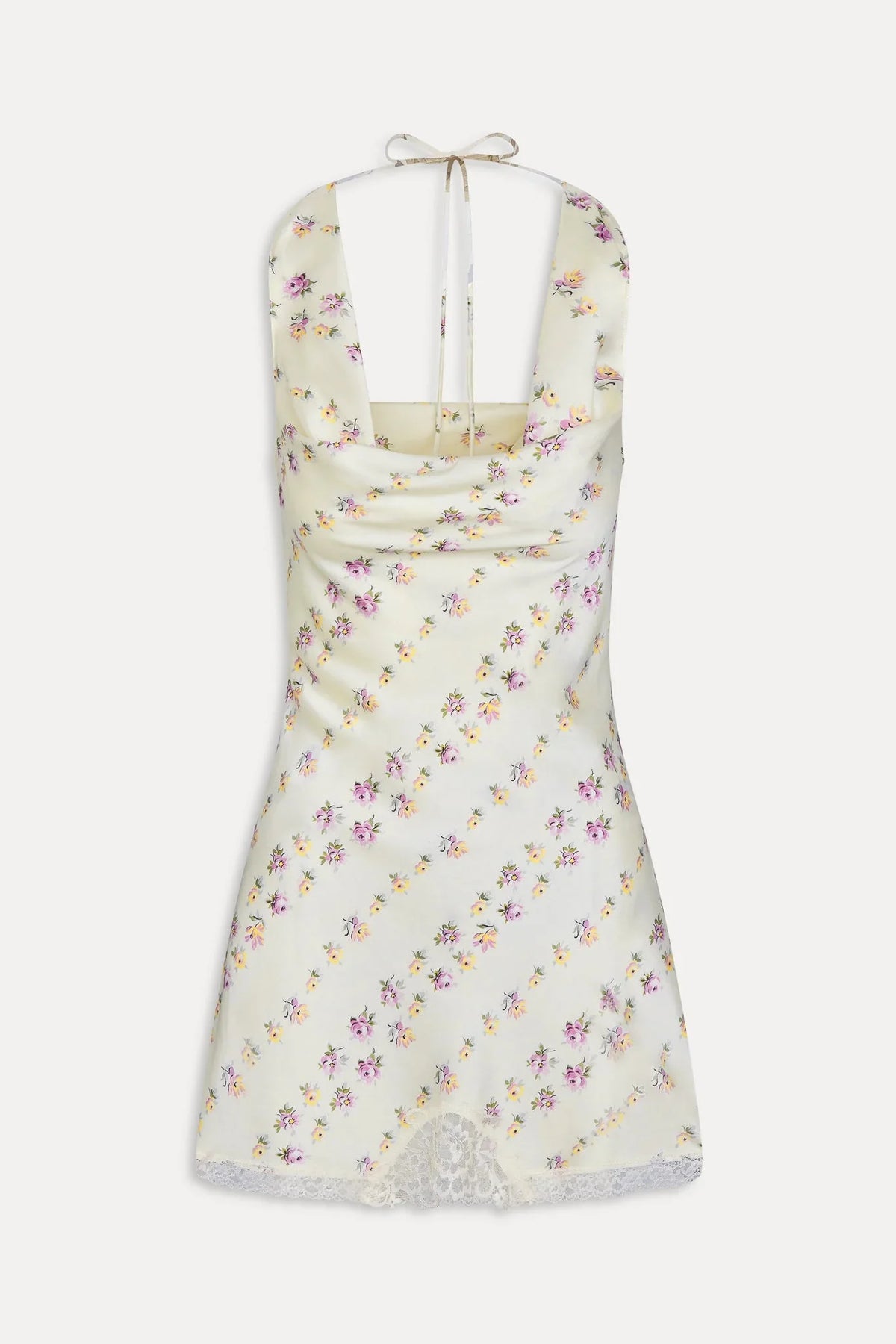 Mini-robe en soie Chloe - Imprimé fleuri château