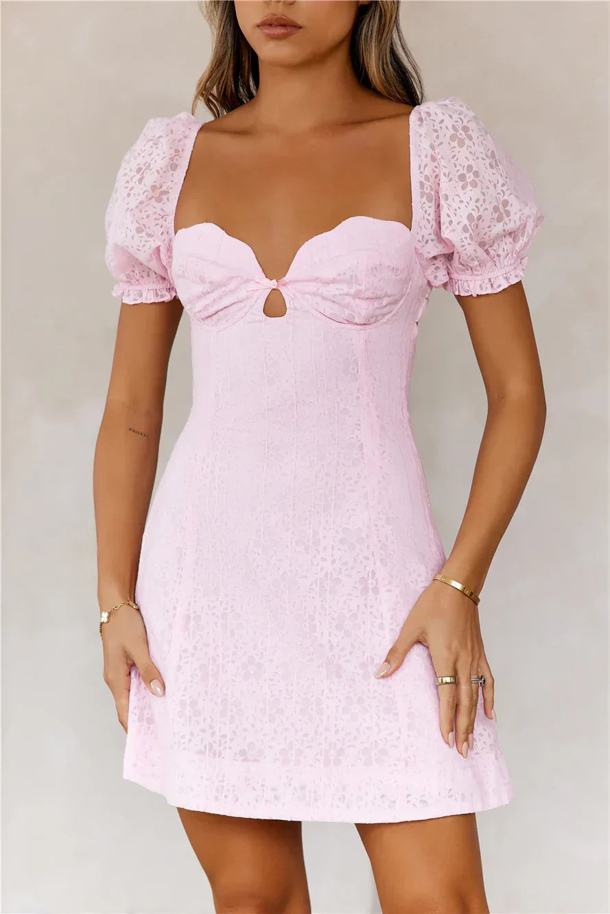 Strawberry Smoothie Mini Dress Pink