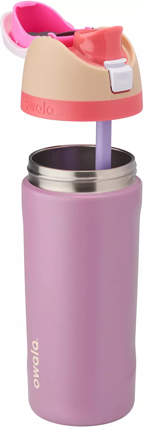 Bouteille d'eau Owala Kids FreeSip en acier inoxydable de 47 cl