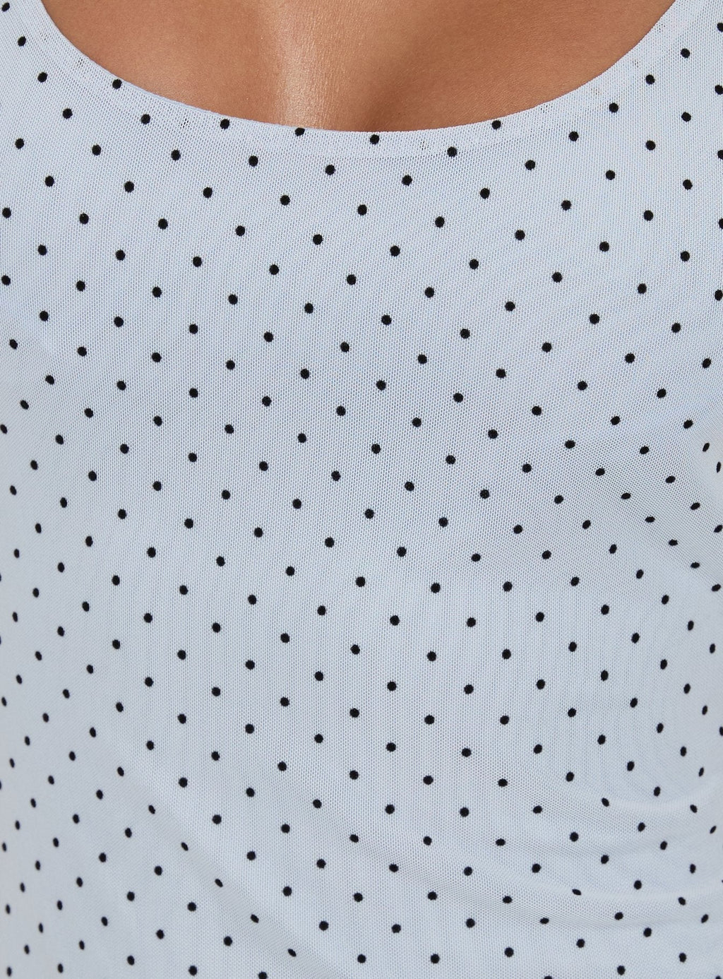 Mini-robe Doralyn à pois bleus