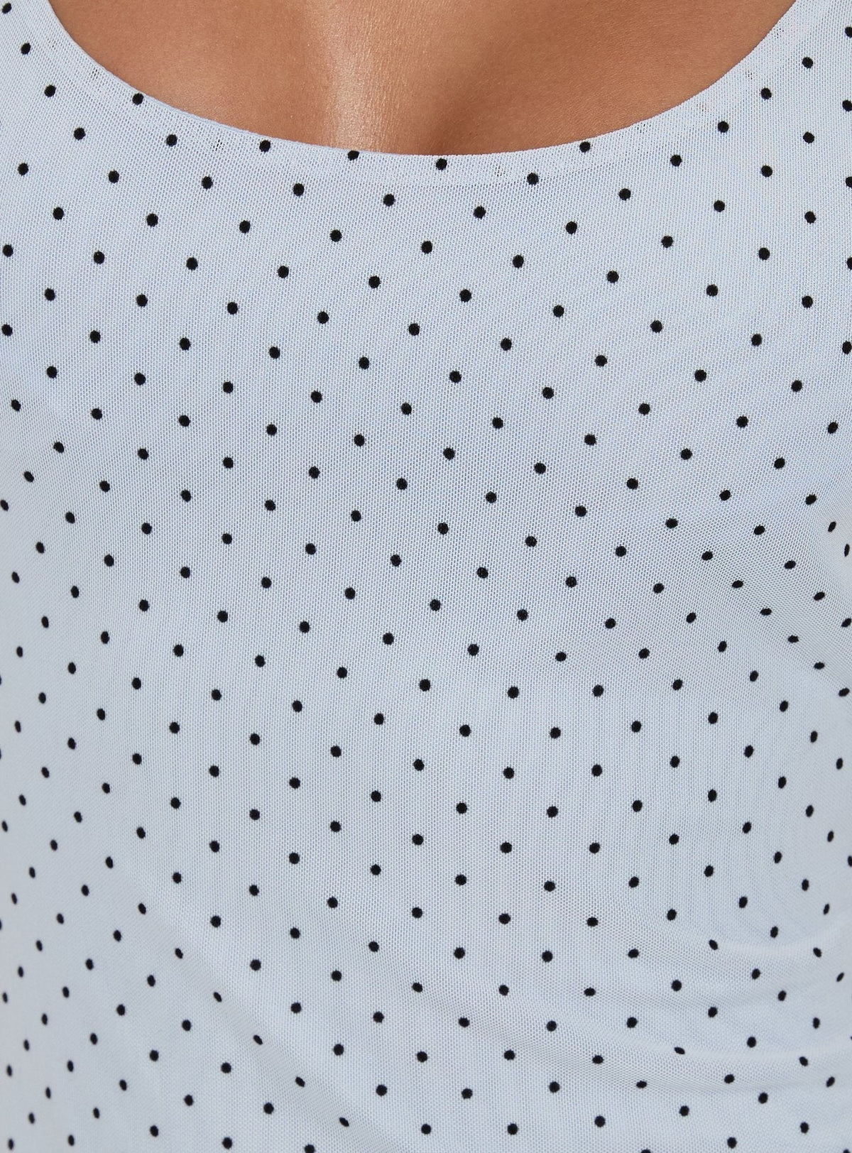 Mini-robe Doralyn à pois bleus