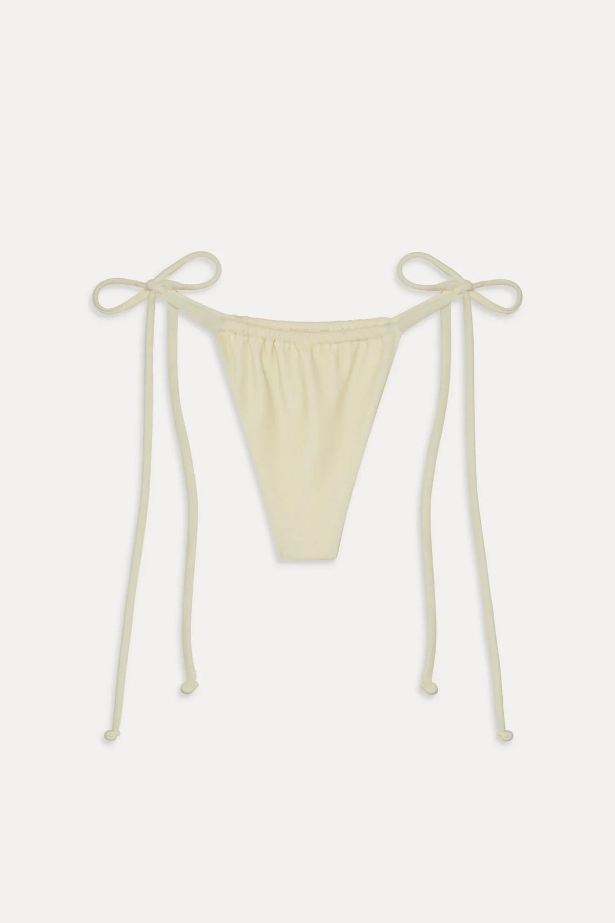Tia Terry Skimpy Bikini Bottom - Lemon