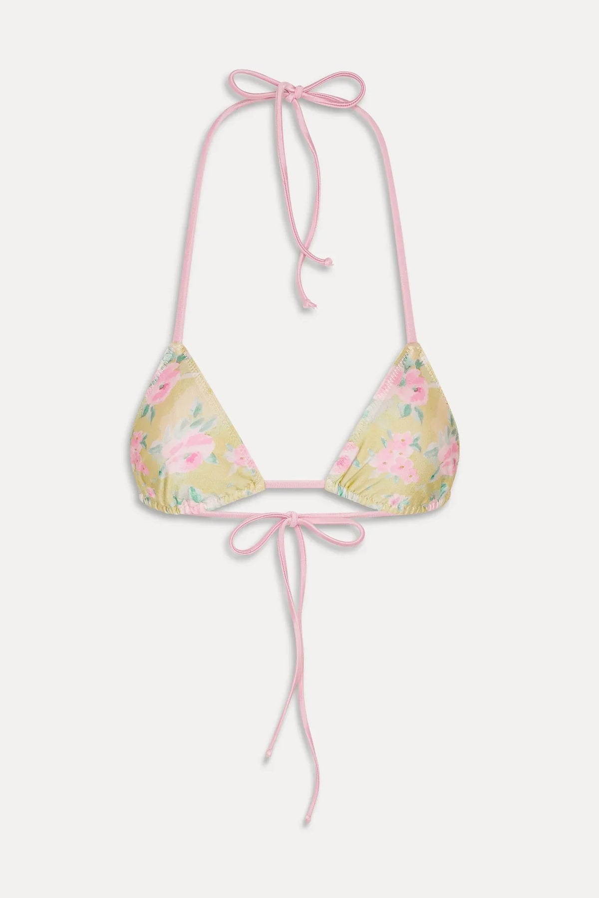 Haut de bikini triangle à nouer Nick - Nymphaea