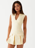 Mini-robe Cassia - Jaune