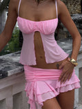 Haut Noella rose bébé