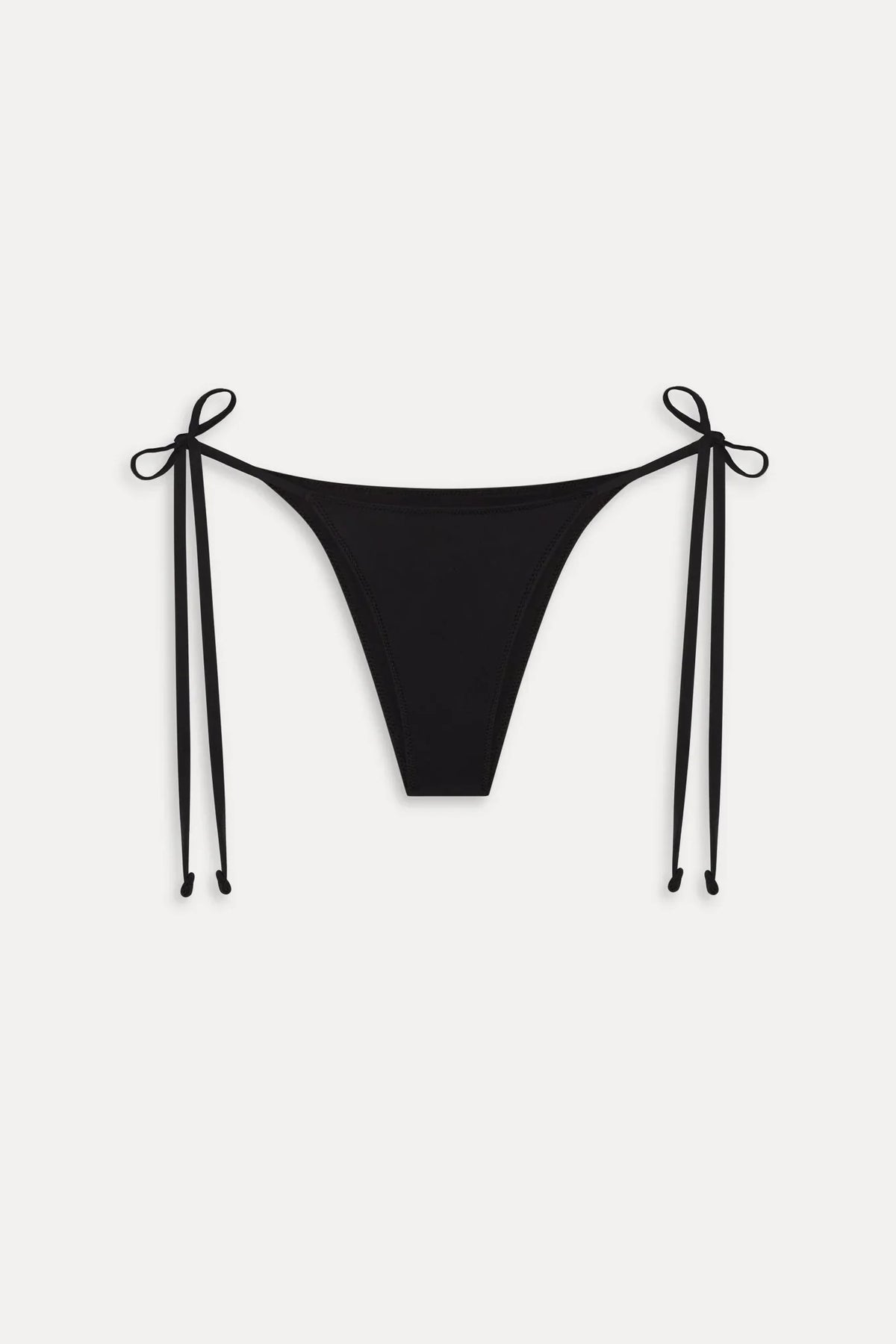Mackenzie Cheeky String Bikini Bottom - Black