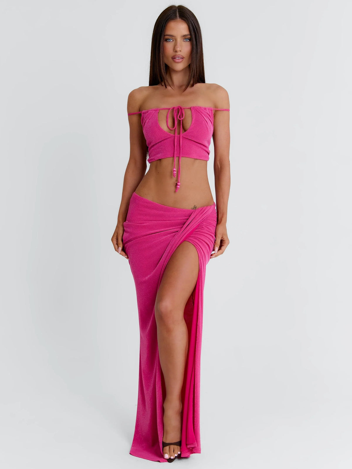 Haut court Hallee rose