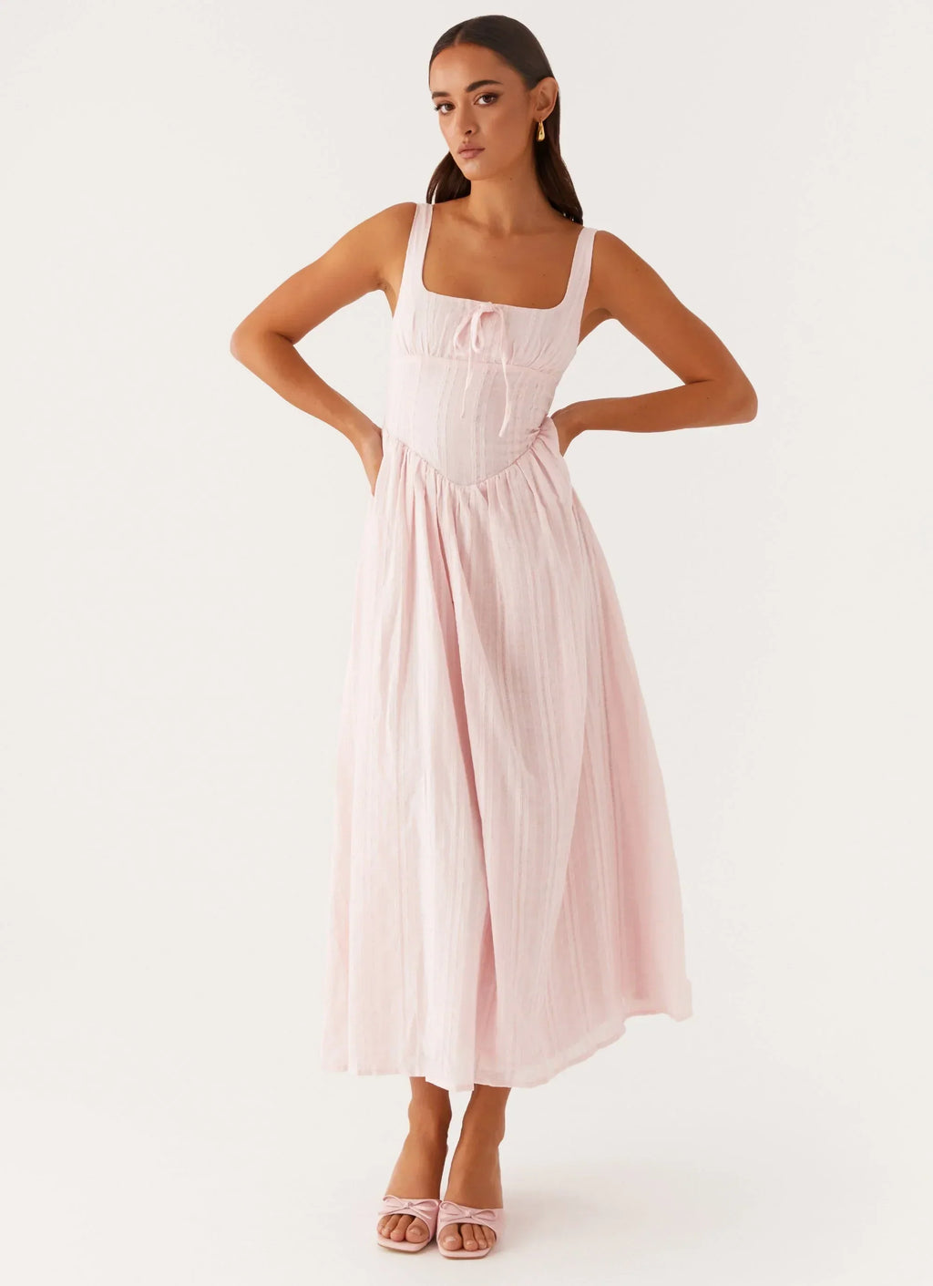 Robe Midi Pascuelle – Rose