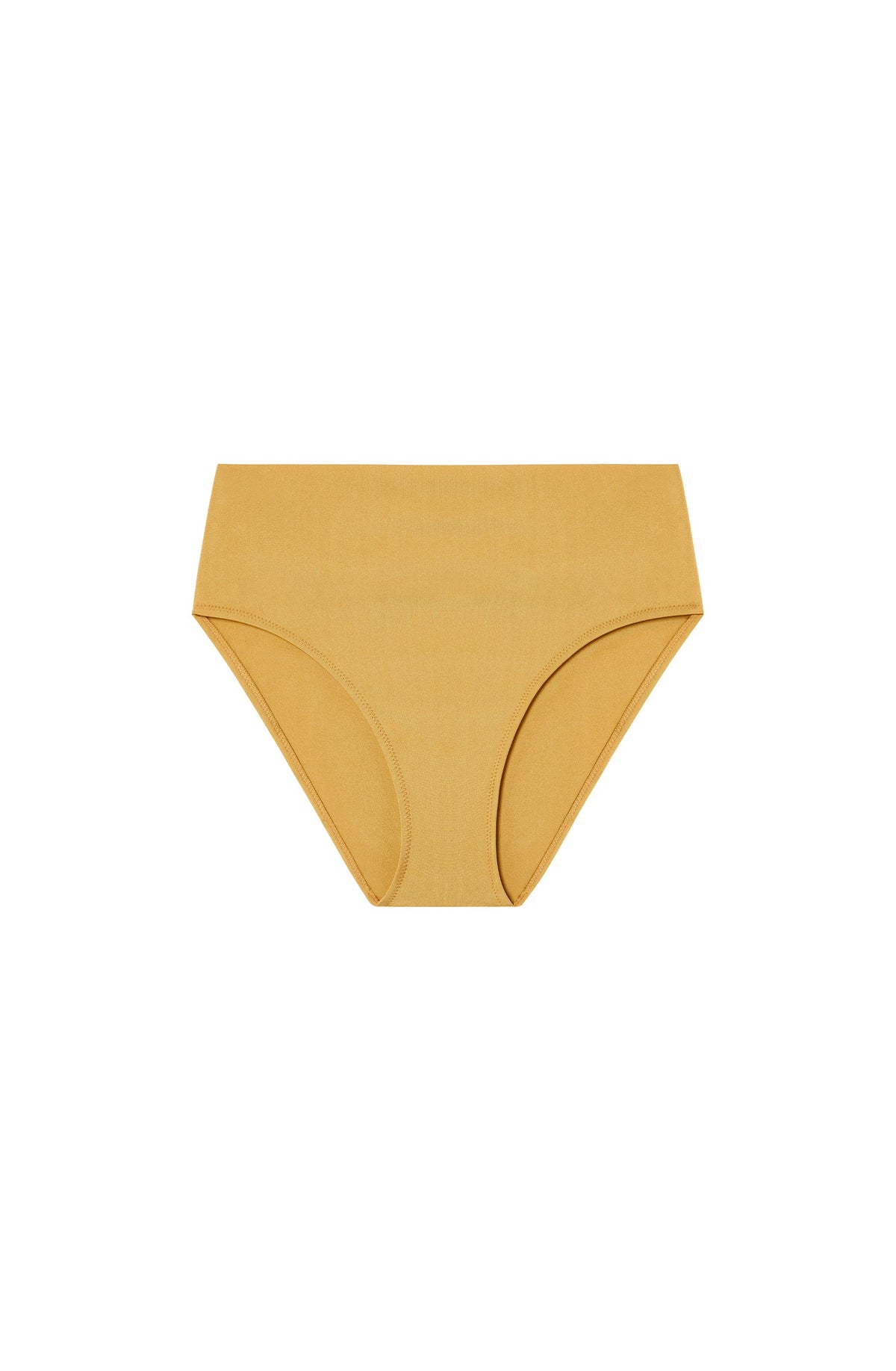 tobago Printed high-waisted bikini bottom NEON