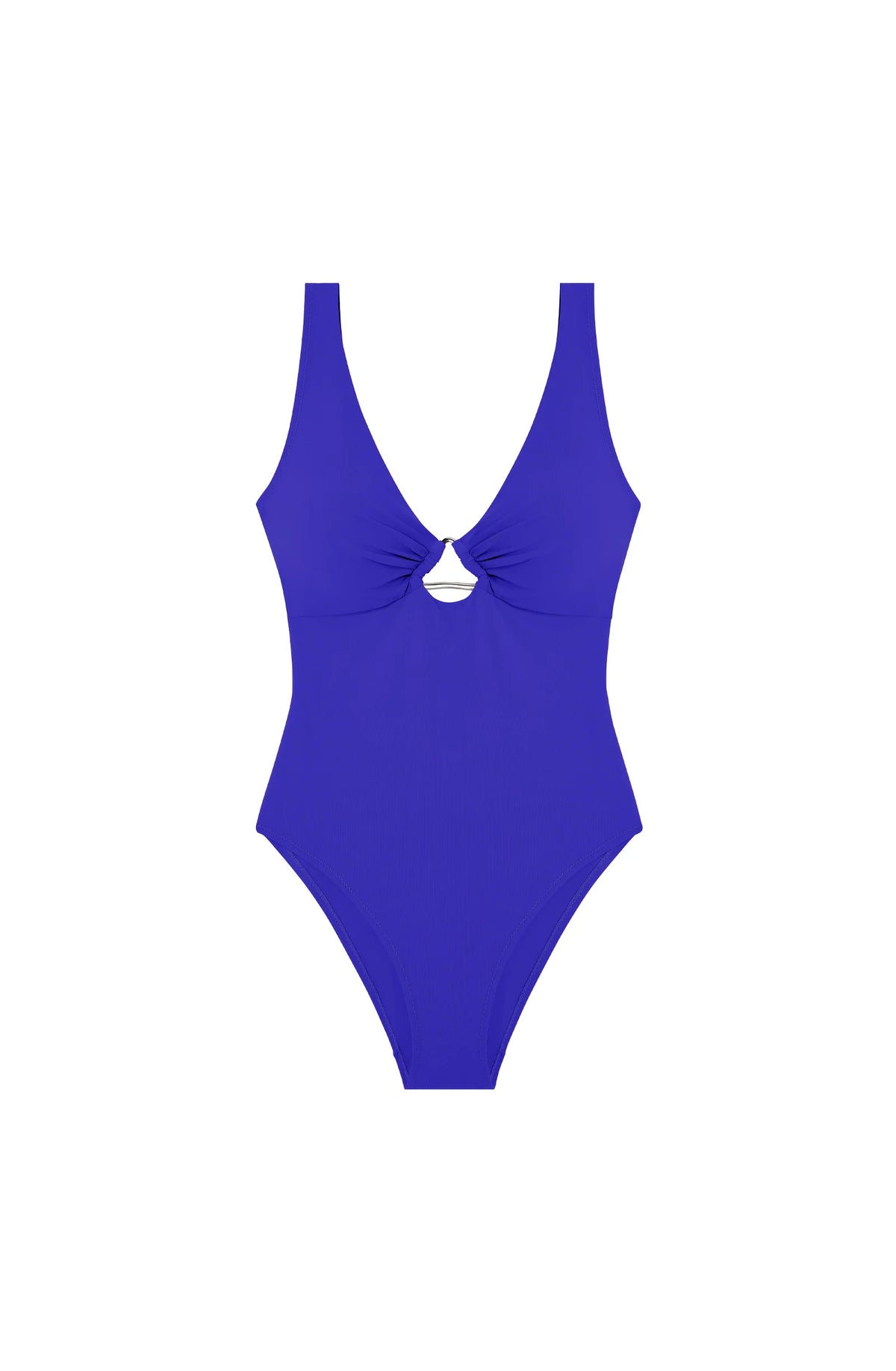 delle Raspberry racerback swimsuit with jewels