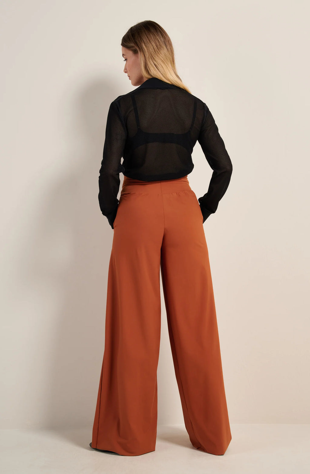 chelly Black fishnet blouse