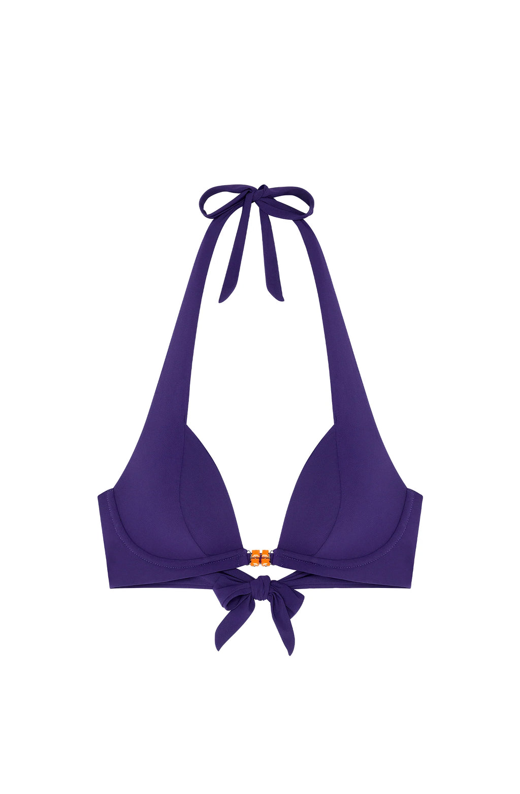 orana Mono-underwired puple swimsuit top with jewels