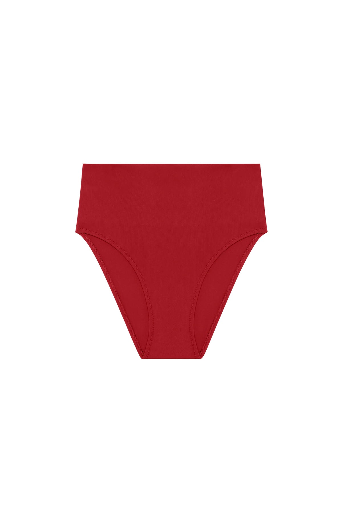 tobago Printed high-waisted bikini bottoms