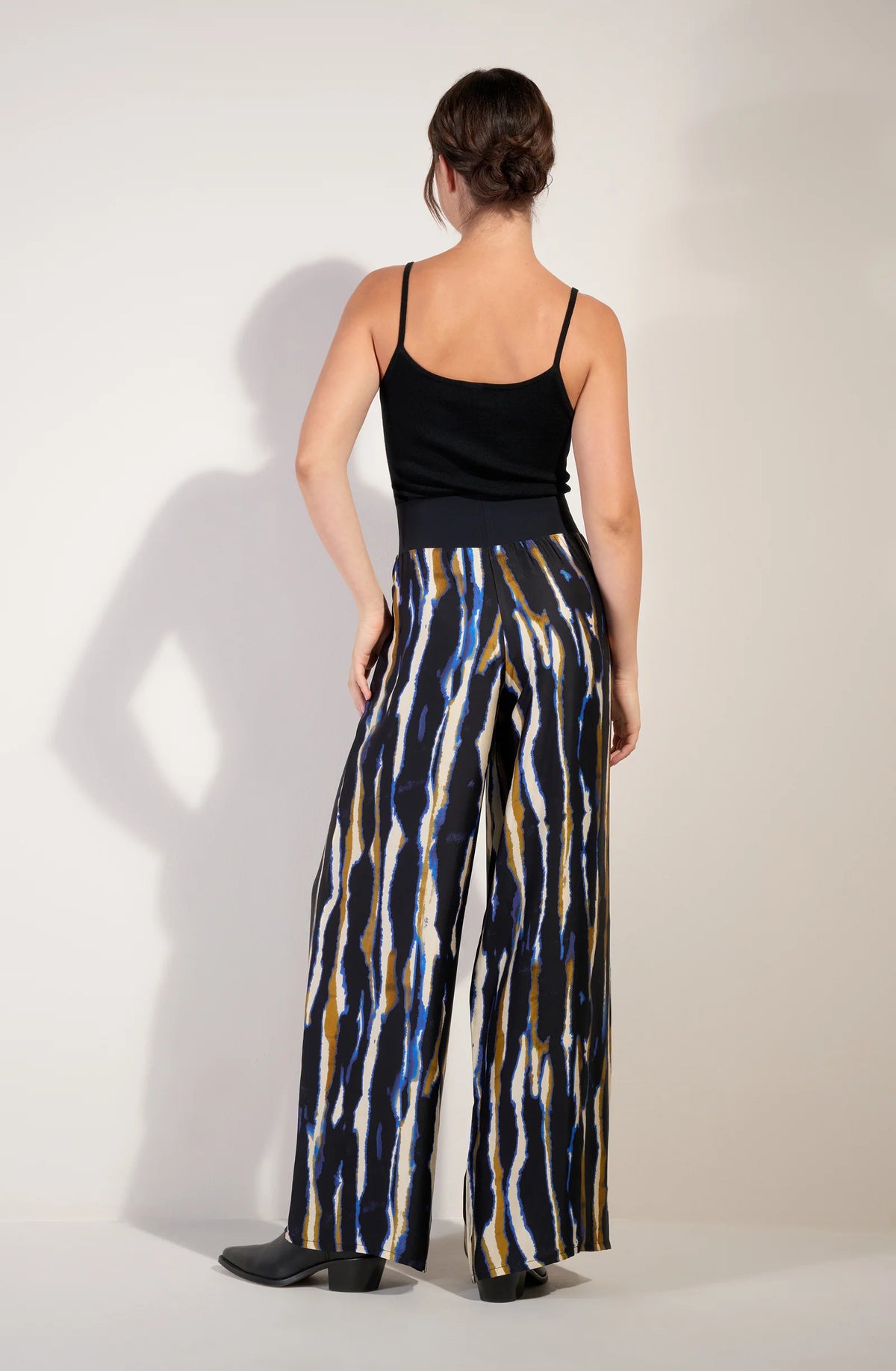 Pantalon large balie Tie and dye