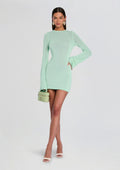 Mini-robe en maille Bec