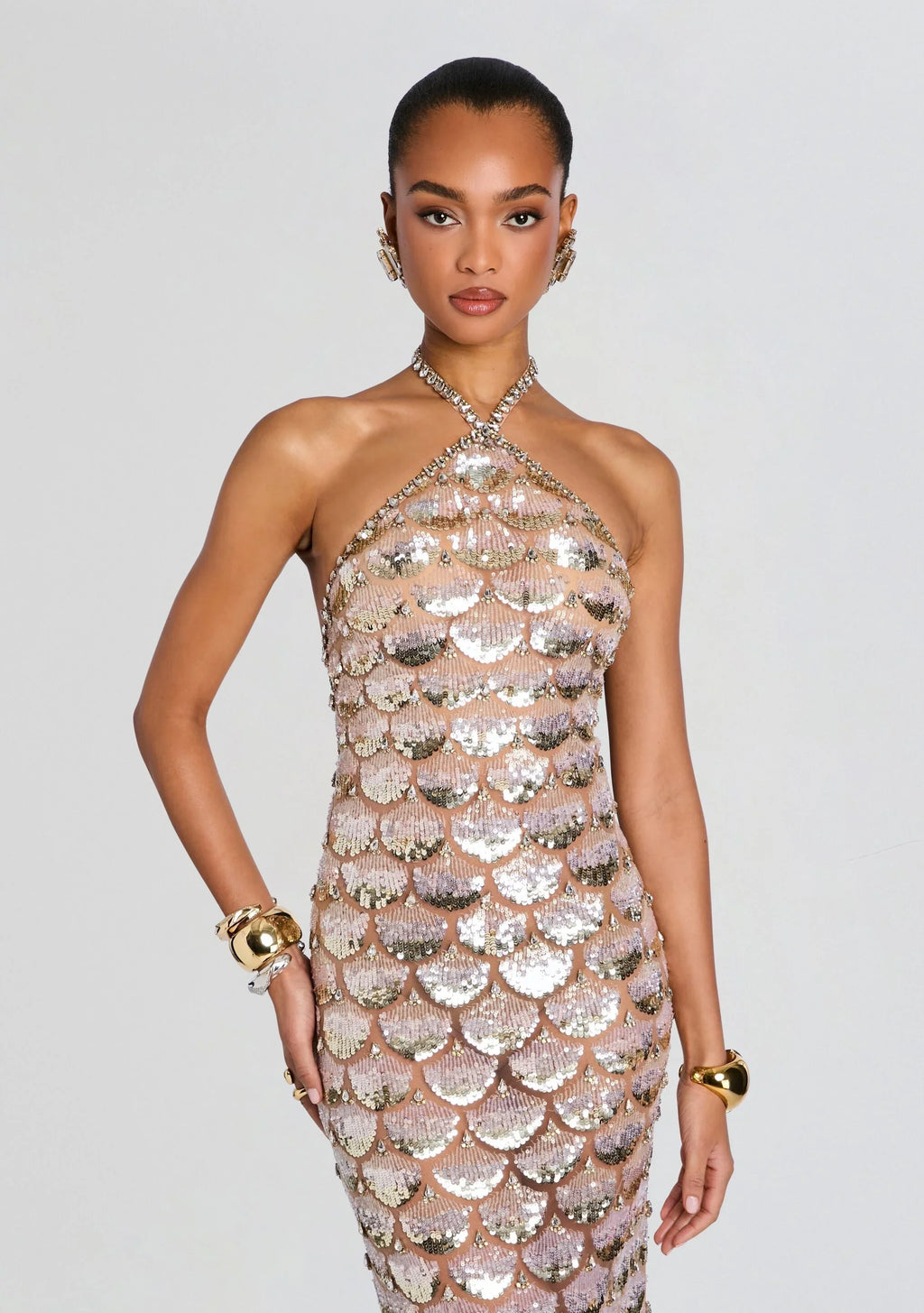 Robe brodée Genovia