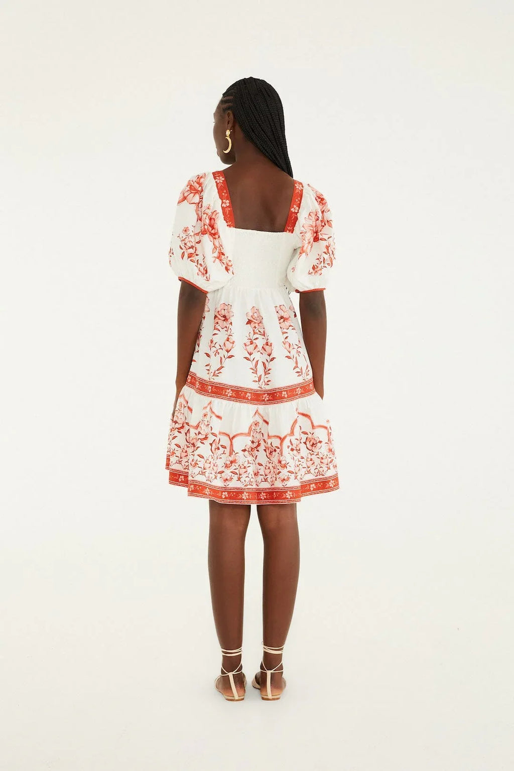 Mini-robe de jardin en porcelaine rouge