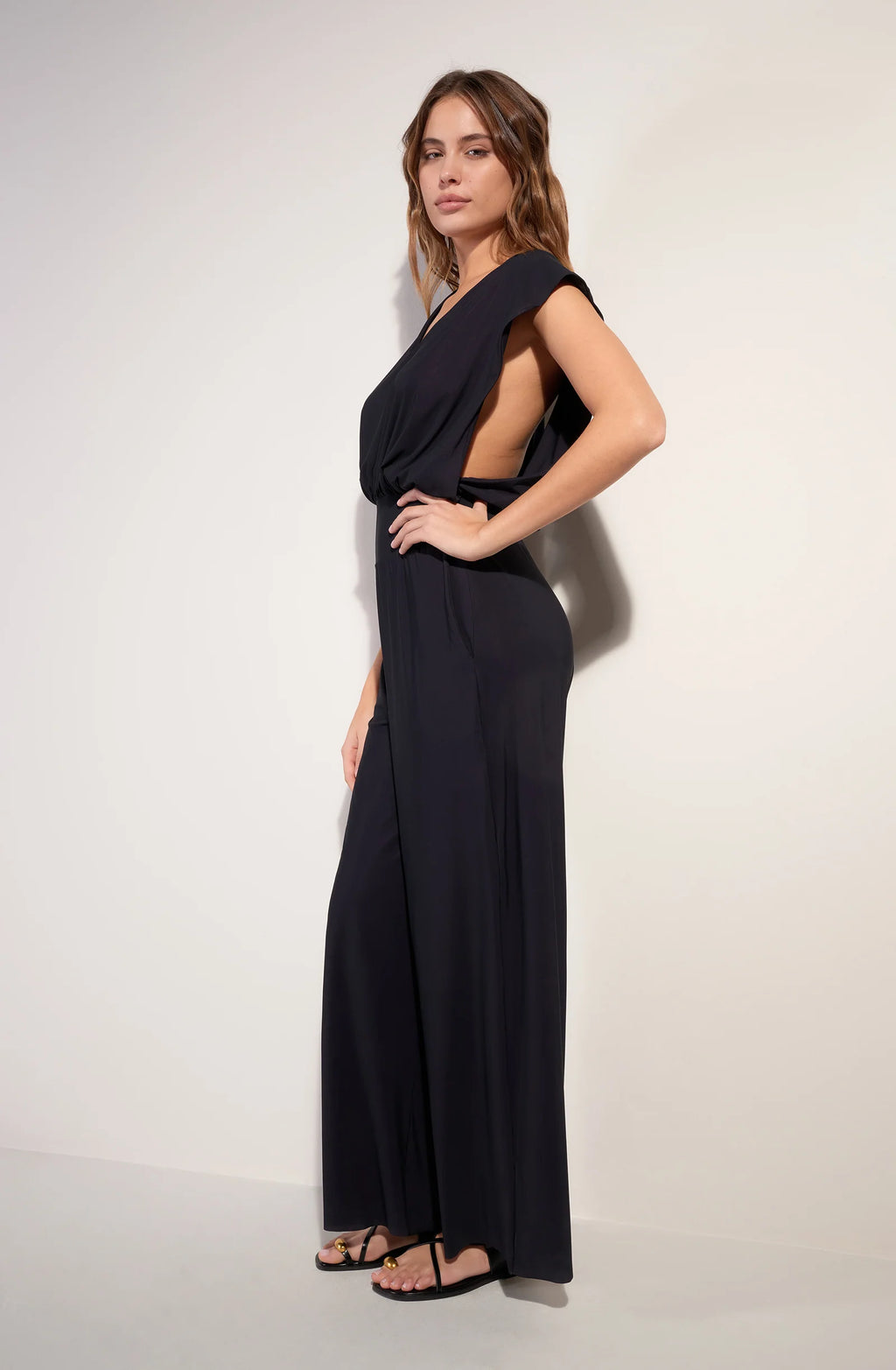 maissa Jade stretch voile pant suit