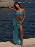 Haut court Harrper turquoise
