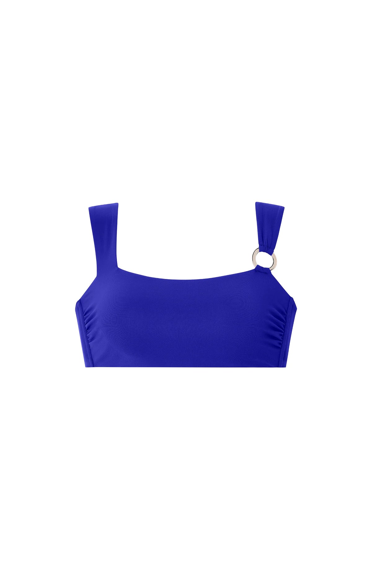 lina Raspberry bandeau bikini top