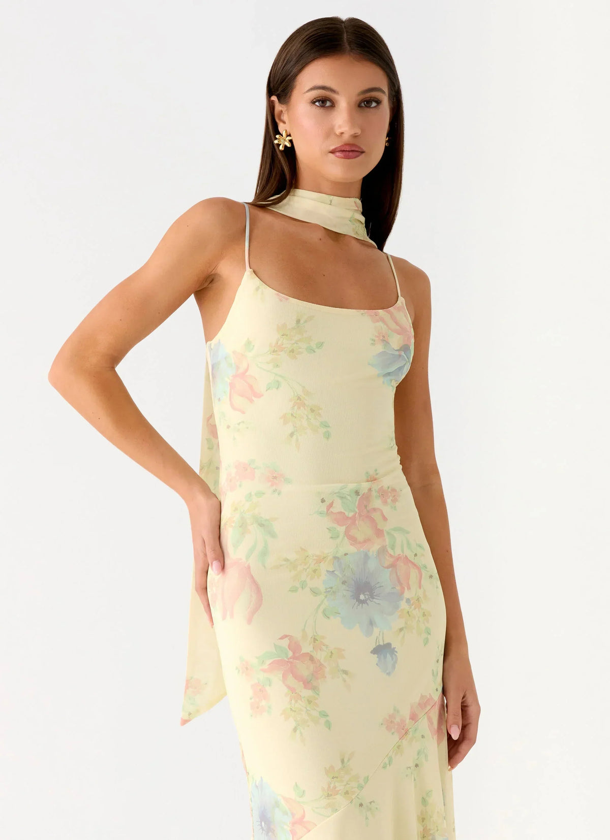 Robe midi Sole Mio - Prairie printanière